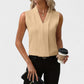 Julia – Blusa sin Mangas con Escote en V