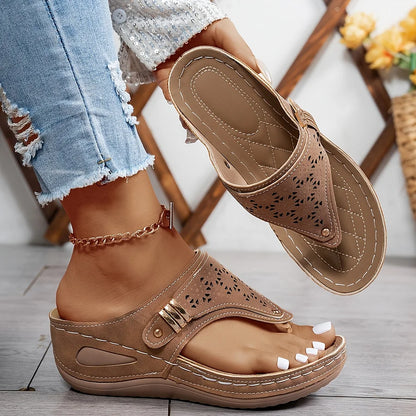 Isabel™ | Sandalias Ortopédicas Elegantes con Tacón Inclinado