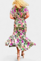 Alondra – Vestido Largo Floral de Ensueño con Escote en V