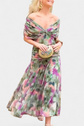 Alondra – Vestido Largo Floral de Ensueño con Escote en V