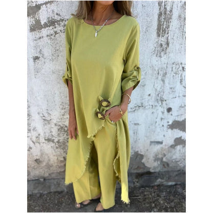 Lucía™ – Conjunto de dos piezas con cuello redondo
