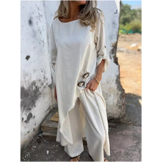 Lucía™ – Conjunto de dos piezas con cuello redondo