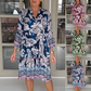 Viloura – Vestido Estampado con Escote en V