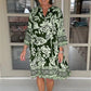 Viloura – Vestido Estampado con Escote en V