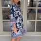 Viloura – Vestido Estampado con Escote en V