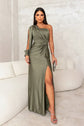 Yolina – Vestido Elegante de Un Solo Hombro