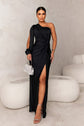 Yolina – Vestido Elegante de Un Solo Hombro